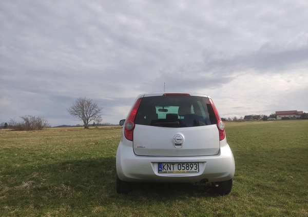 Opel Agila cena 16250 przebieg: 120000, rok produkcji 2008 z Krasnystaw małe 56